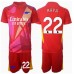 Arsenal David Raya #22 Keeper Bortedraktsett Barn 2024-25 Kortermet (+ Korte bukser)